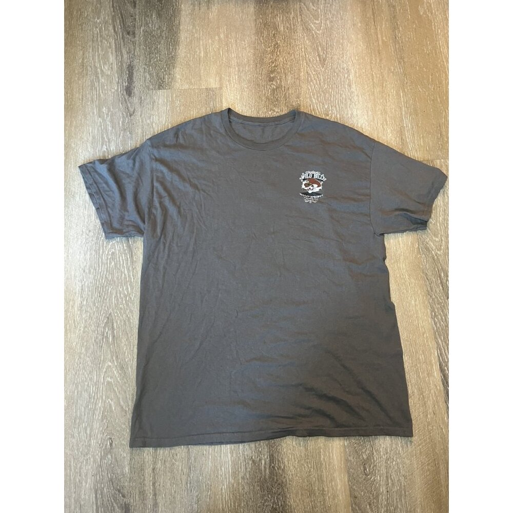Wild Bills tshirt mens medium gray with logo